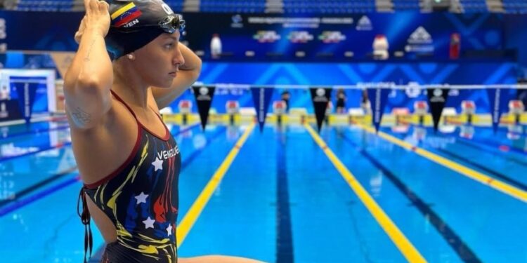 Venezuelana Lismar Lyon bate recorde sul-americano dos 50m borboleta