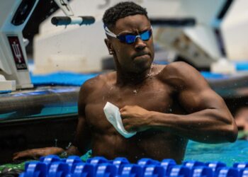 Joshua Liendo 4 anos de vitórias nos 100 livre do NCAA