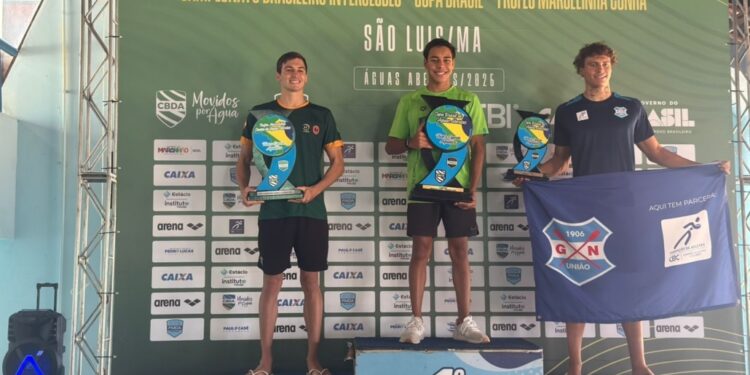 Carol Hertel e Arthur Aguiar vencem 3K do Brasileiro de Águas Abertas em São Luís