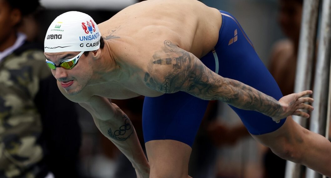 Guilherme Caribé campeão do Sette Colli nos 50m livre