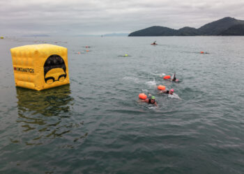 Luiz Felipe Lebeis e Thais Sant’Ana vencem a prova principal do Desafios Aquamundo em Ubatuba