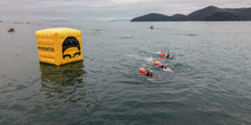 Luiz Felipe Lebeis e Thais Sant’Ana vencem a prova principal do Desafios Aquamundo em Ubatuba
