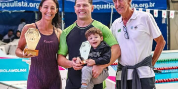Fabiola Molina e Leonardo Sumida são os melhores índices técnicos do Brasileiro Master