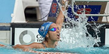 Progressão histórica do Recorde Sul-Americano 50m borboleta feminino em Piscina Curta
