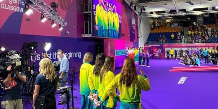 Austrália ganha 4 das 5 provas do dia de abertura do Commonwealth Games