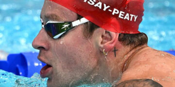 Adam Peaty troca sobrenome e estreia no Commonwealth Games a sua touca