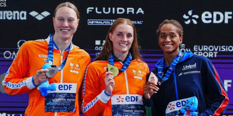 Marrit Steenbergen vence Europeu nos 100m livre com dobradinha dos Países Baixos