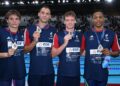 Grã-Bretanha vence dois revezamentos 4×200 e Leon Marchand estreia com prata no Europeu