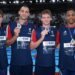 Grã-Bretanha vence dois revezamentos 4×200 e Leon Marchand estreia com prata no Europeu