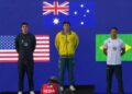 Guilherme Caribé é bronze nos 50m borboleta do Pan Pacífico