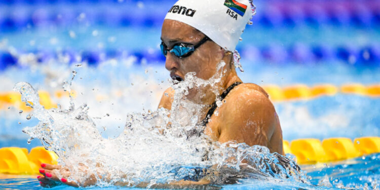 Tatjana Smith está de volta as piscinas