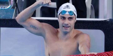 Leo de Deus se sagra tetra campeão dos 200 costas nos Jogos ODESUR