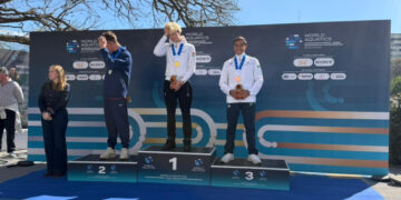 Arthur Aguiar é bronze no Mundial Júnior de Águas Abertas