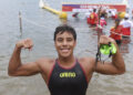 Arthur Aguiar e Cibelle Jungblut vencem 10K do Brasileiro de Águas Abertas