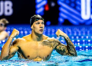 Caeleb Dressel duas vitórias e está de volta a Seleção Americana