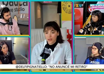 La primera entrevista de Delfina Pignatiello, “yo no me retiré”