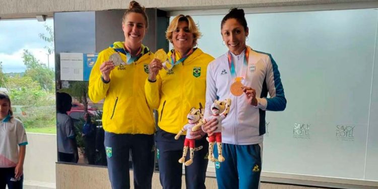 Cecilia Biagioli 19, Kristel Kobrich 18 medallas en Juegos ODESUR