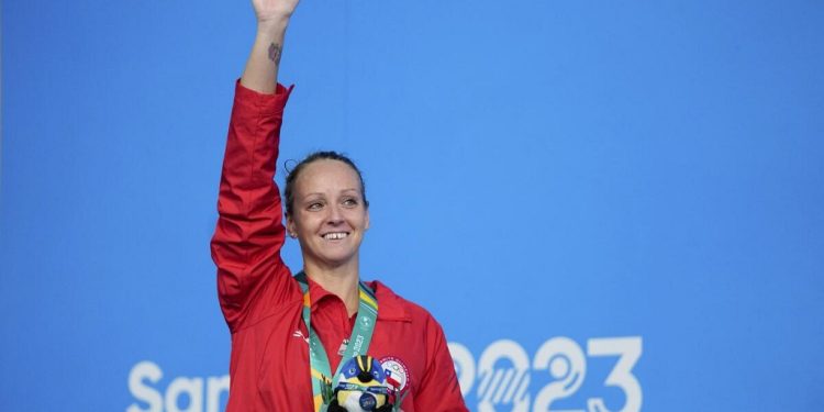 Una medalla muy especial para Kristel Kobrich