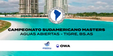 Todos los detalles del Sudamericano Master de Aguas Abiertas que se realizará en Tigre