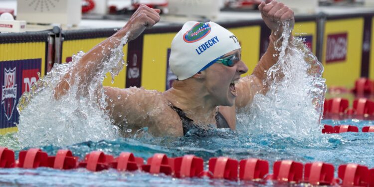 Una vez más, Katie Ledecky…