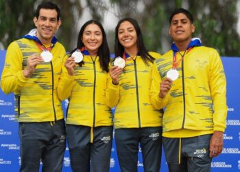 Ecuador campeón de aguas abiertas en los Bolivarianos
