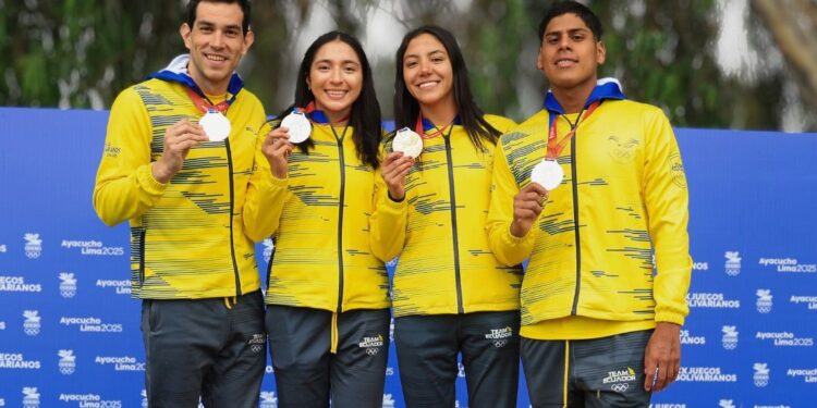 Ecuador campeón de aguas abiertas en los Bolivarianos