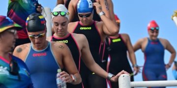 Brasil arrancó con todo en las aguas de Salinas