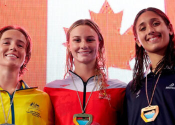 La primera medalla de Argentina en el Pan Pacífico de Natación