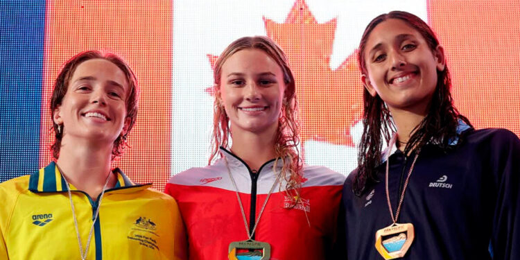 La primera medalla de Argentina en el Pan Pacífico de Natación